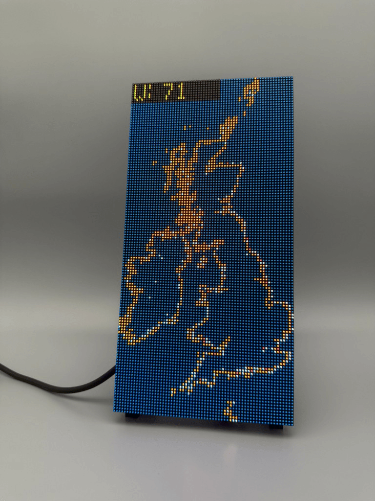 Dottie Board lit up showing lifeboat stations